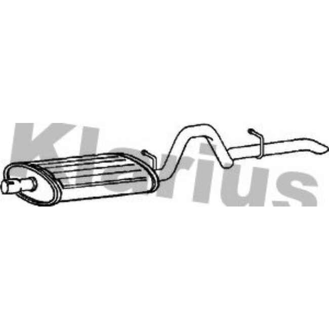 Tube D'échappement Klarius 250496