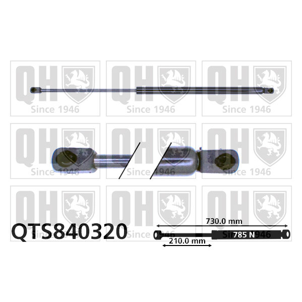 Vérin De Coffre Quinton Hazell Qts840320