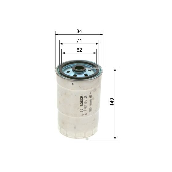 Filtre À Carburant Bosch N4106