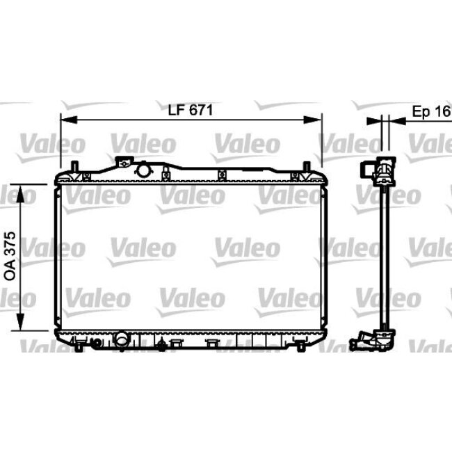 Radiateur De Refroidissement Valeo 735243