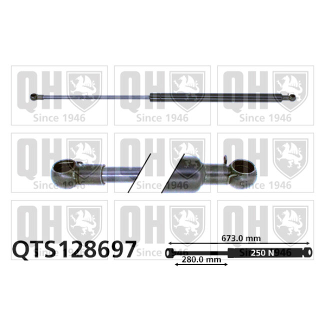 Vérin De Capot Quinton Hazell Qts128697