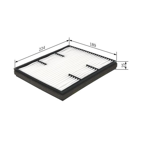 Filtre D'habitacle Pollen Bosch M2223
