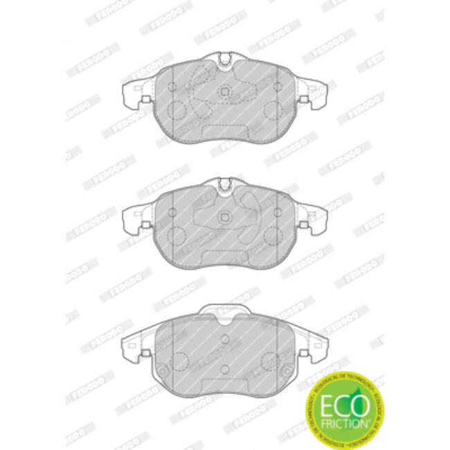 4 Plaquettes De Frein Ferodo Fdb4188