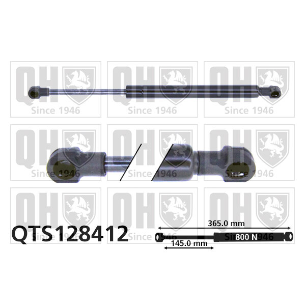 Vérin De Coffre Quinton Hazell Qts128412