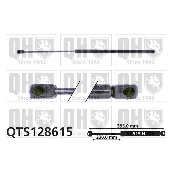 Vérin De Coffre Quinton Hazell Qts128615