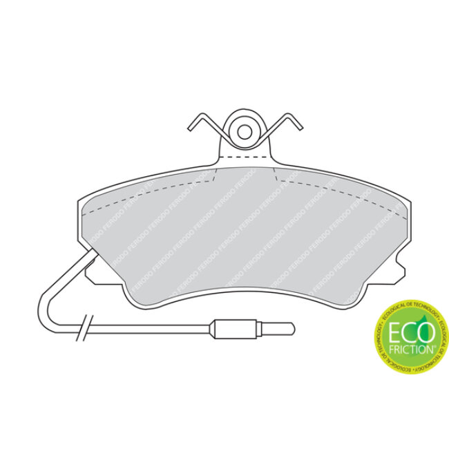 4 Plaquettes De Frein Ferodo Fdb880