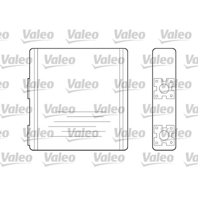 Radiateur De Chauffage Valeo 812108
