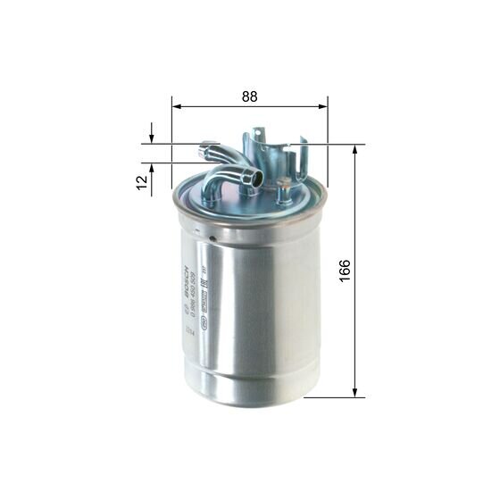 Filtre À Carburant Bosch 0986450509