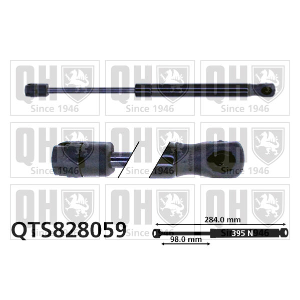 Vérin De Coffre Quinton Hazell Qts828059