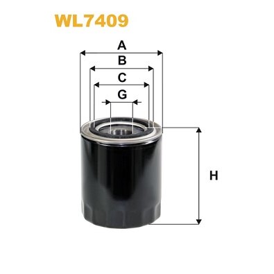 Filtre À Huile Wix Wl7409