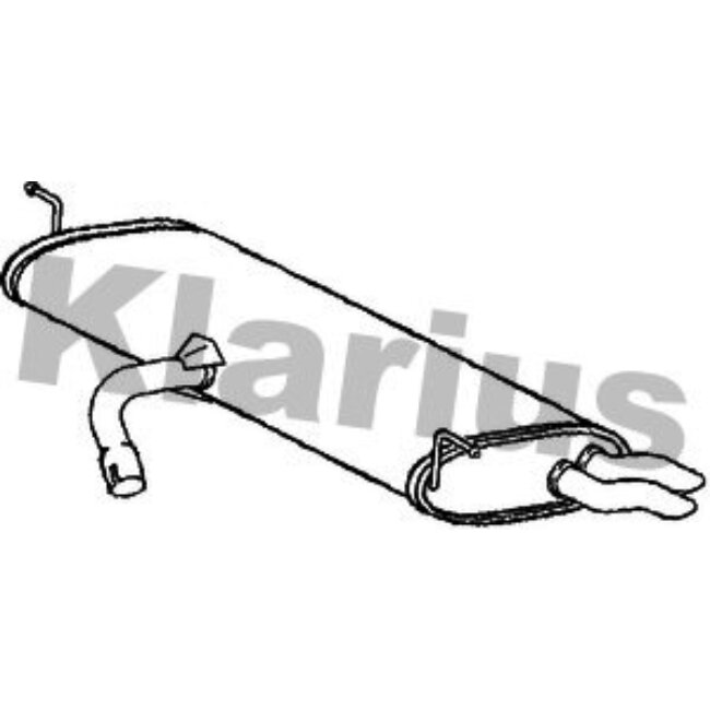 Silencieux Arrière Klarius 220829