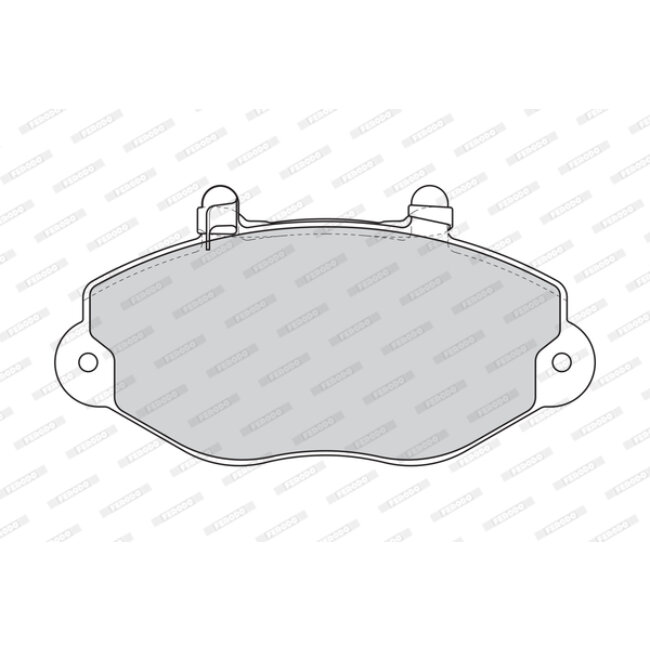 4 Plaquettes De Frein Ferodo Fvr1339