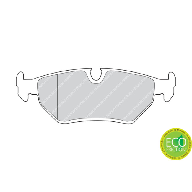 4 Plaquettes De Frein Ferodo Fdb632