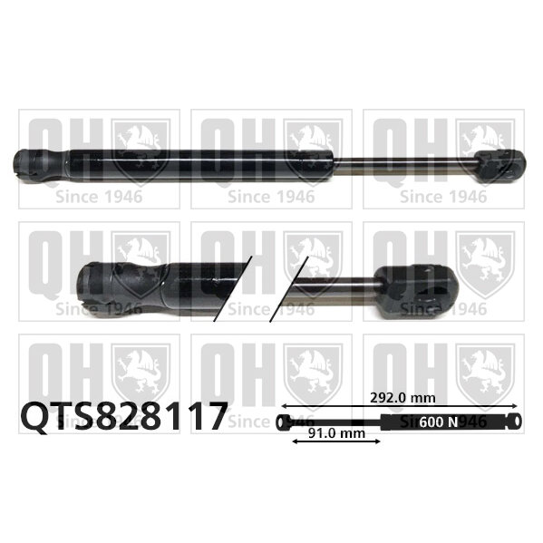 Vérin De Coffre Quinton Hazell Qts828117