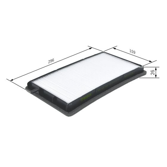 Filtre D'habitacle Pollen Bosch M2002