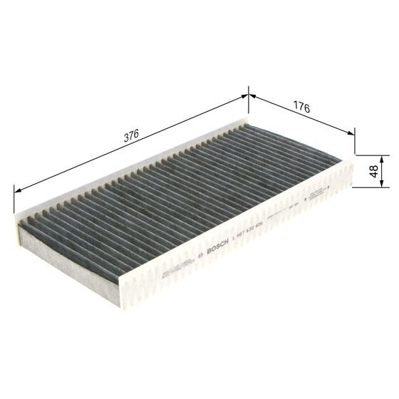 Filtre D'habitacle À Charbon Actif Bosch R2406