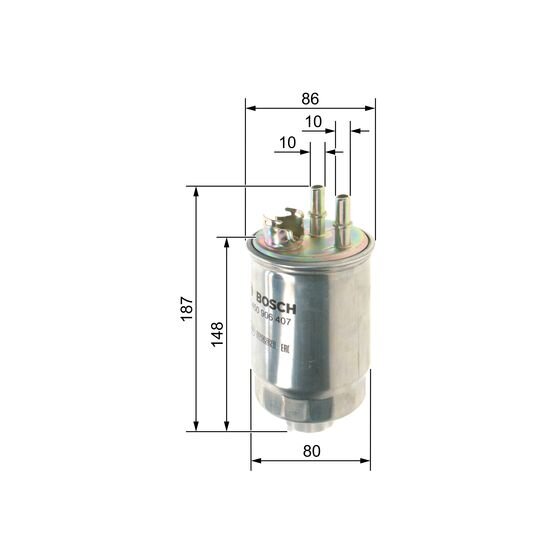 Filtre À Carburant Bosch 0450906407