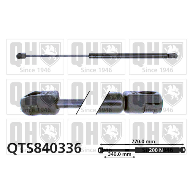 Vérin De Capot Quinton Hazell Qts840336