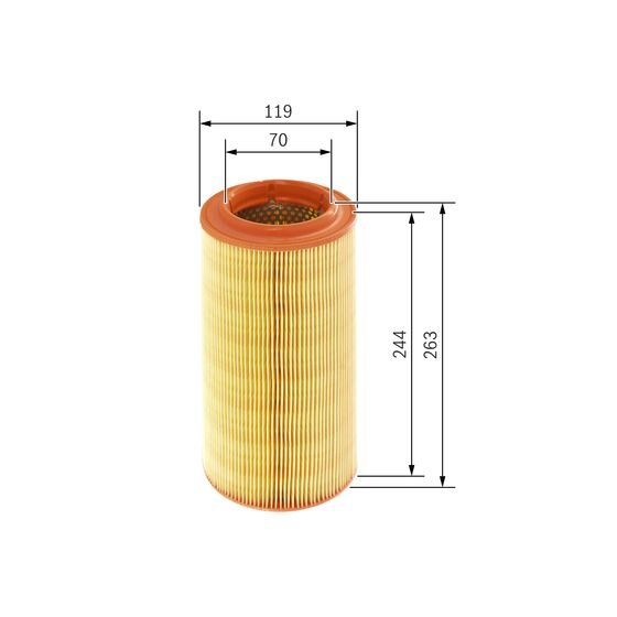 Filtre À Air Bosch S3538