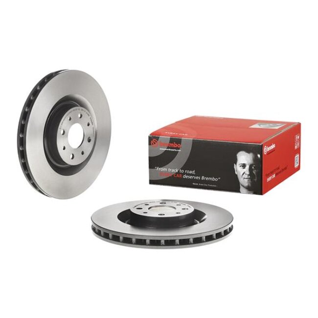 2 Disques De Frein Brembo Vernis Uv 09.a444.11
