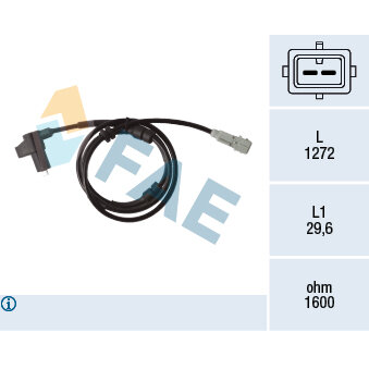Capteur De Vitesse De Roue Abs Fae 78221