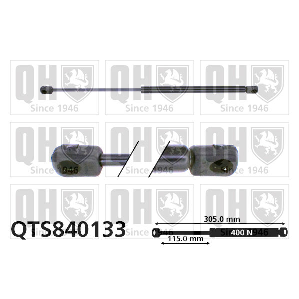 Vérin De Coffre Quinton Hazell Qts840133