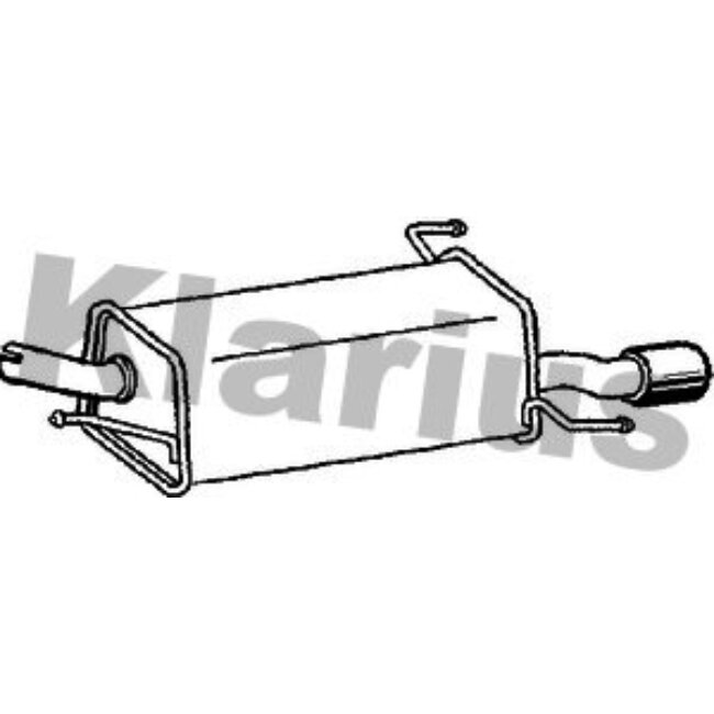 Silencieux Arrière Klarius 211016