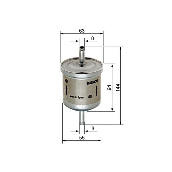 Filtre À Carburant Bosch 0450905280
