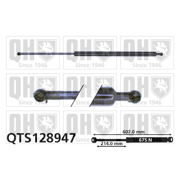 Vérin De Coffre Quinton Hazell Qts128947