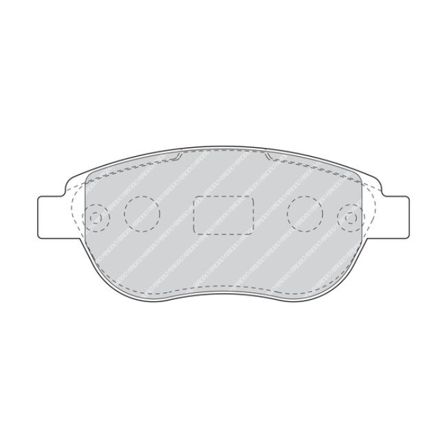 4 Plaquettes De Frein Ferodo Fdb5028