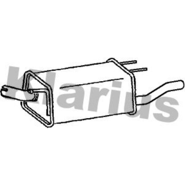 Silencieux Arrière Klarius 210904