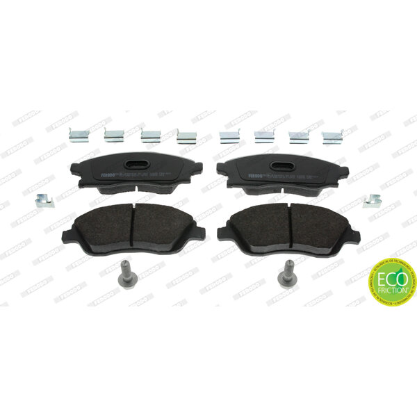 4 Plaquettes De Frein Ferodo Fdb1424