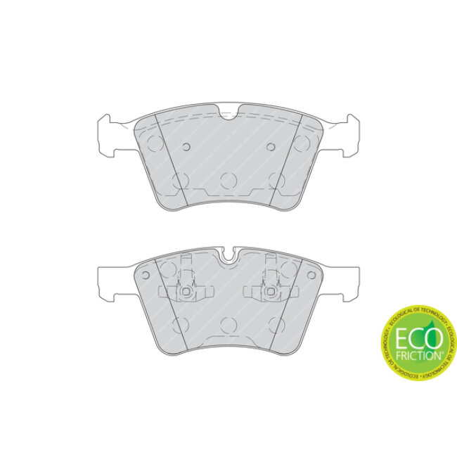 4 Plaquettes De Frein Ferodo Fdb4189