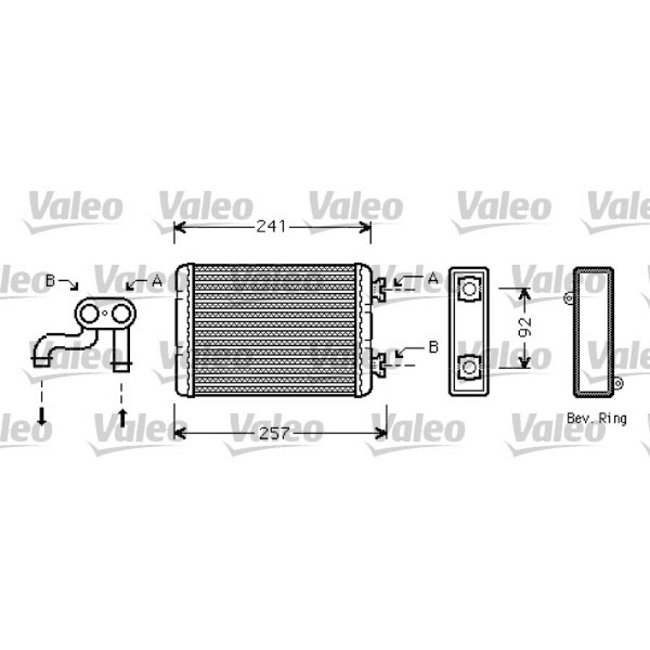 Radiateur De Chauffage Valeo 812360