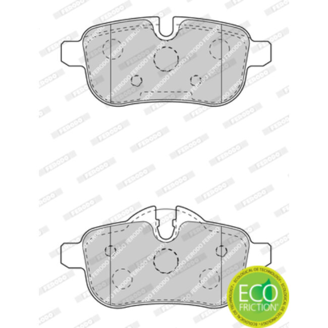 4 Plaquettes De Frein Ferodo Fdb4401