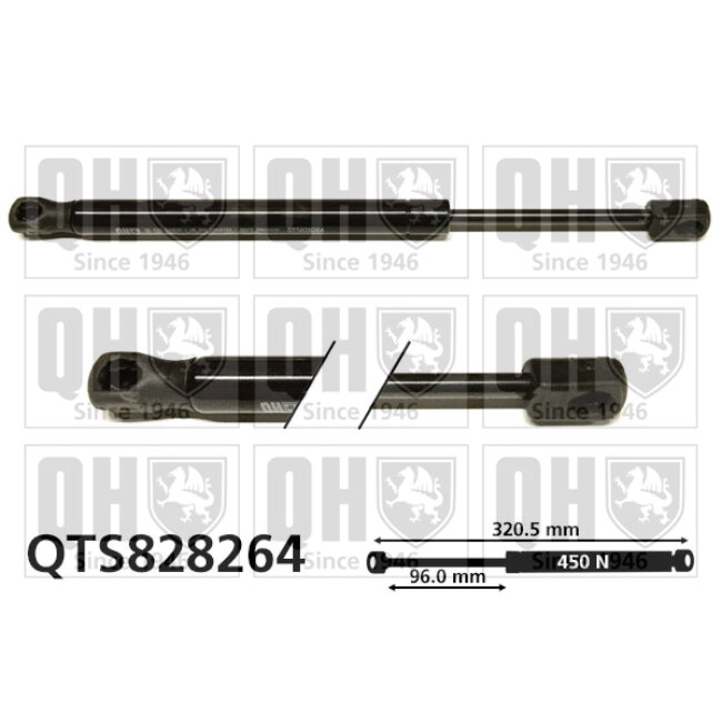 Vérin De Coffre Quinton Hazell Qts828264