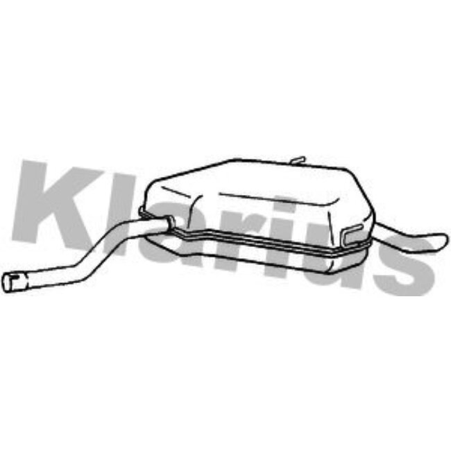 Silencieux Arrière Klarius 250665