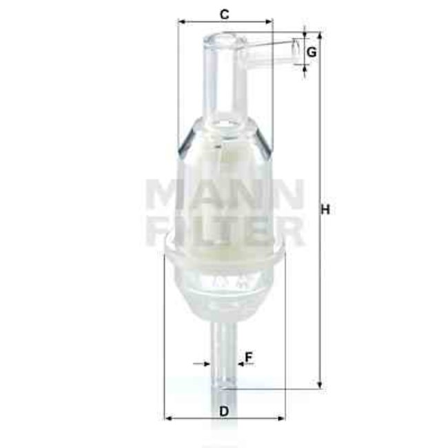 Filtre À Carburant Mann-filter Wk31/5(10)