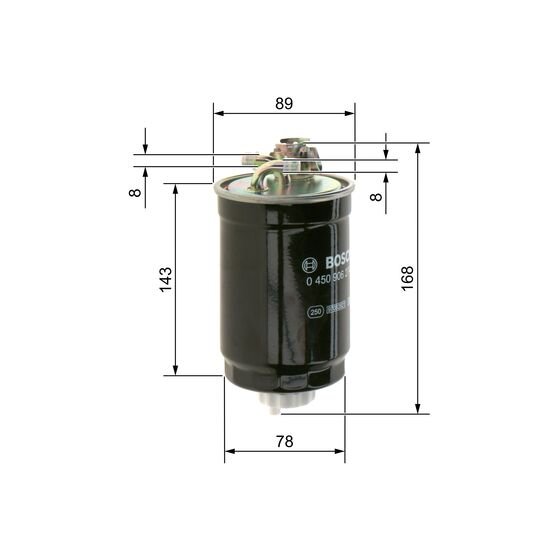 Filtre À Carburant Bosch 0450906274
