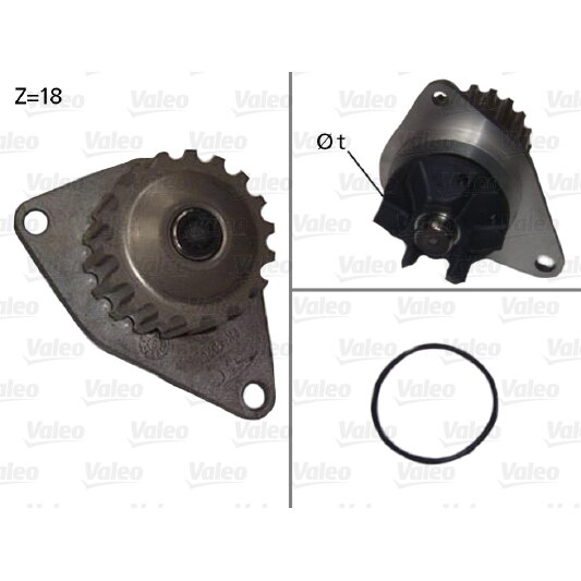 Pompe À Eau Valeo 506721