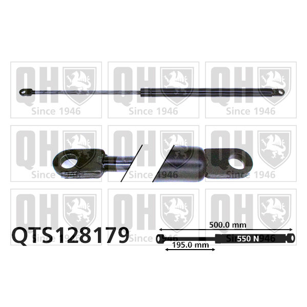 Vérin De Coffre Quinton Hazell Qts128179