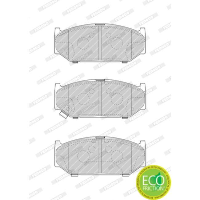 4 Plaquettes De Frein Ferodo Fdb4705