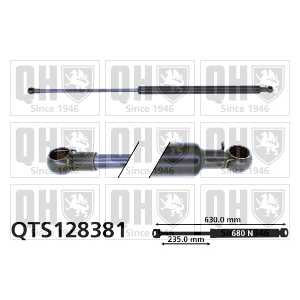 Vérin De Coffre Quinton Hazell Qts128381