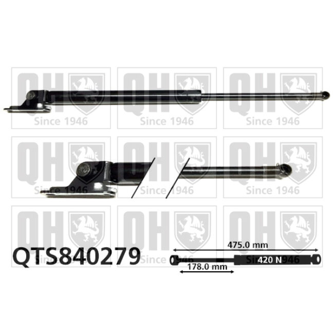 Vérin De Coffre Quinton Hazell Qts840279