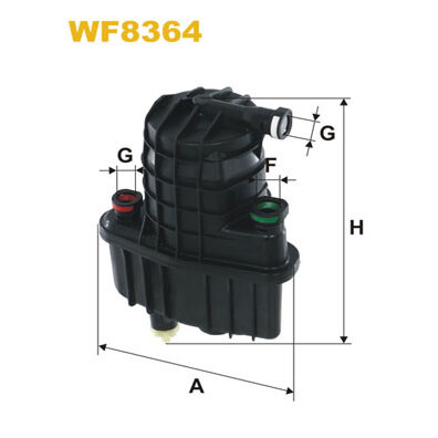 Filtre À Carburant Wix Wf8364