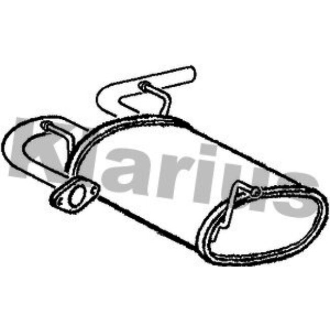 Silencieux Arrière Klarius 210790