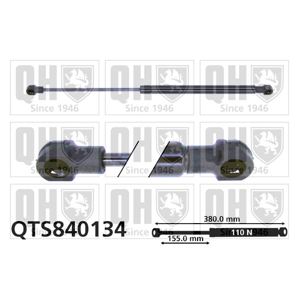 Vérin De Coffre Quinton Hazell Qts840134