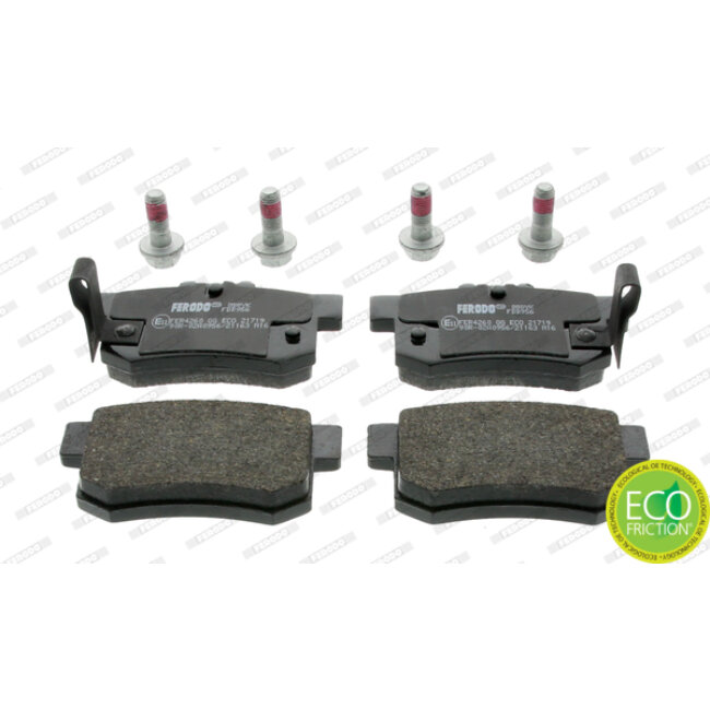 4 Plaquettes De Frein Ferodo Fdb956