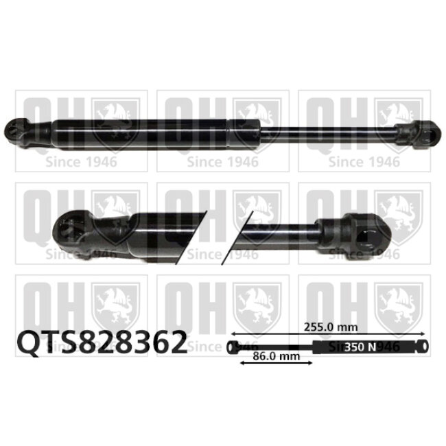 Vérin De Coffre Quinton Hazell Qts828362