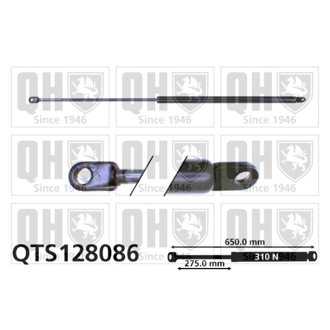 Vérin De Coffre Quinton Hazell Qts128086